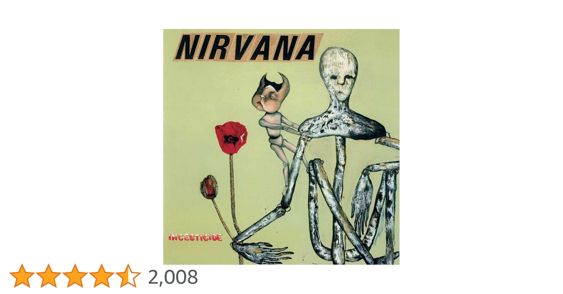 NIRVANA INCESTICIDE レコード オランダ盤 NIRVANA INCESTICIDE
